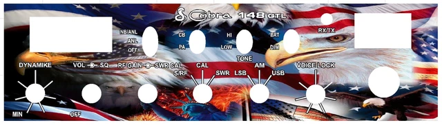 VTG Cobra 148 GTL CB 40 AM/SSB Radio Original Microphone Fully Tested W/ MOUNT