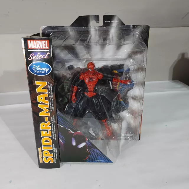 Marvel Select Disney Store Exclusive Superior Spider-Man Action Figure BOX DMG