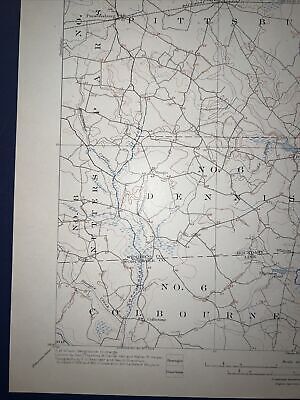 1902 USGS topo map Pittsville Quadrangle Maryland Newark Colbourne Denis 3