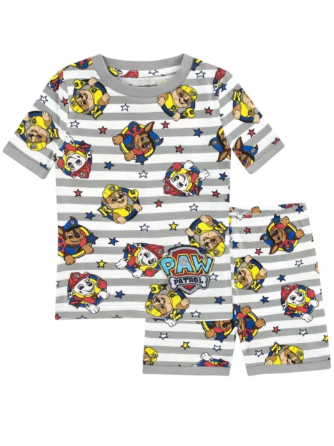 Paw Patrol Pigiama a Maniche Corta per Ragazzi Vestibilitta Stretta Multicolo...