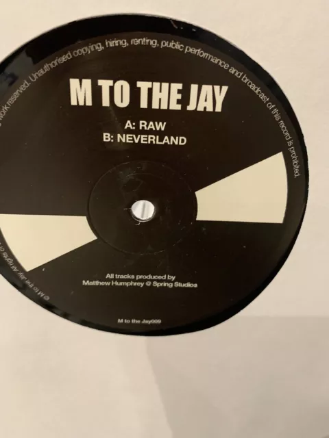 M To The JAY - RAW - Donk Scouse  12” DJ Vinyl