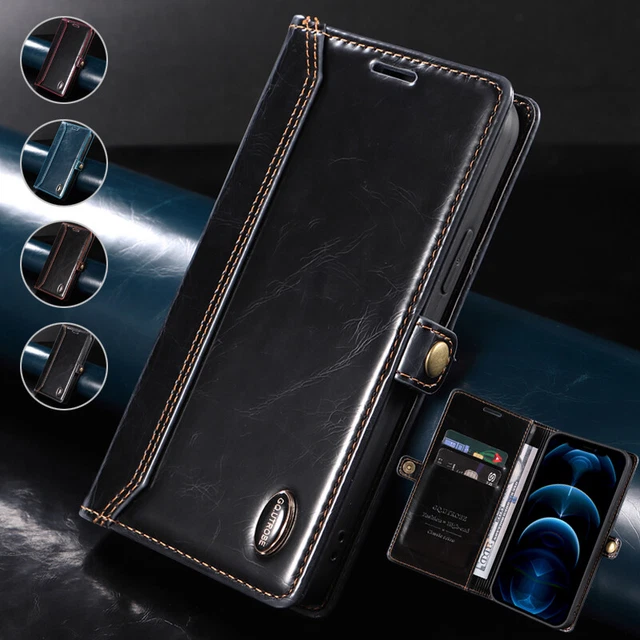 Slim Leather Wallet Case Card Flip Cover for Samsung Galaxy Note20 Ultra 10+ 9 8