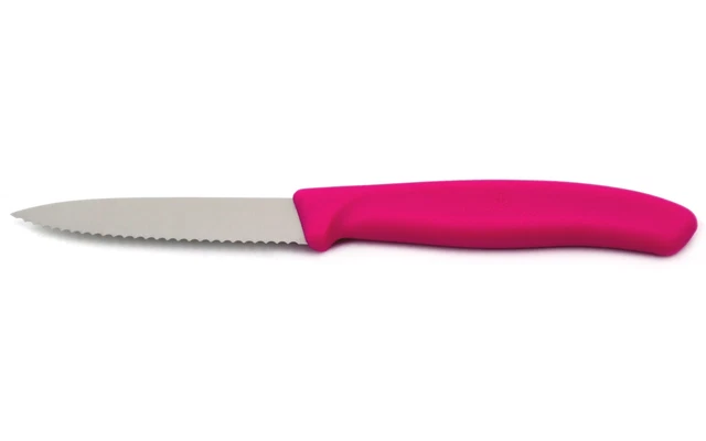 Victorinox Gemüsemesser Wellenschliff 8 cm Griff pink Küchenmesser