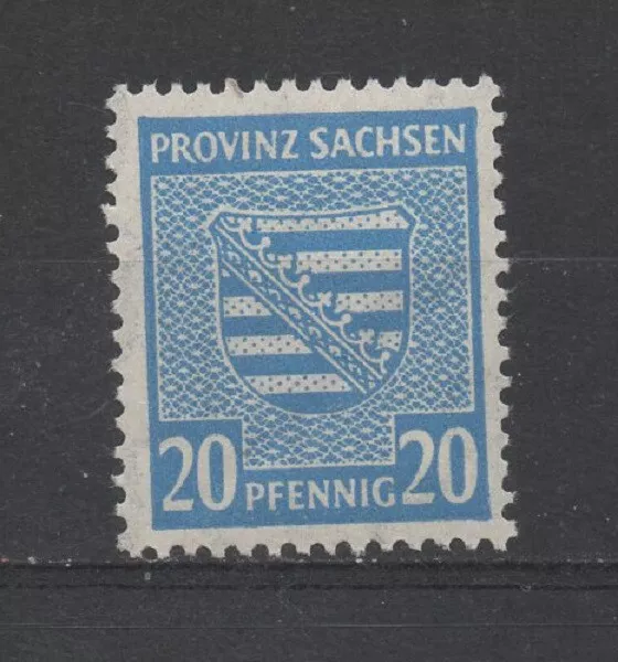 SBZ-Provinz Sachsen 81X mit Köhne Plf. f31 (Provinzwappen) postfrisch