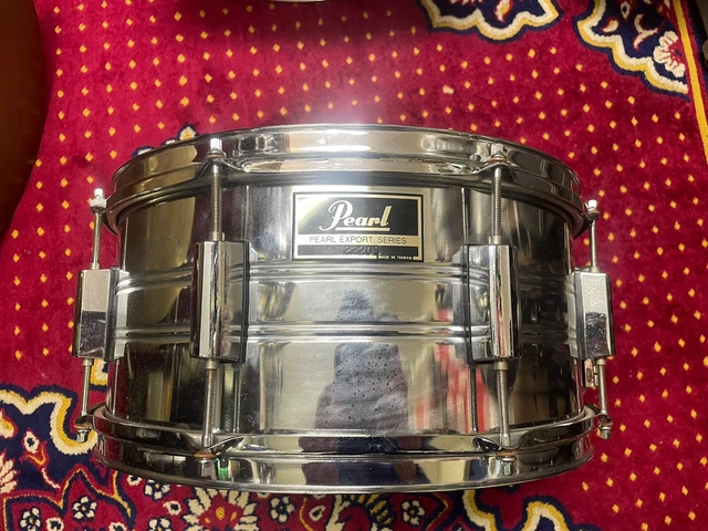 Pearl Export 80’s Steel Snare Drum 14x6.5”