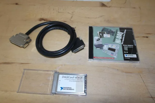 National Instruments DAQCard-6062E NI DAQ PCMCIA scheda I/O 12 bit