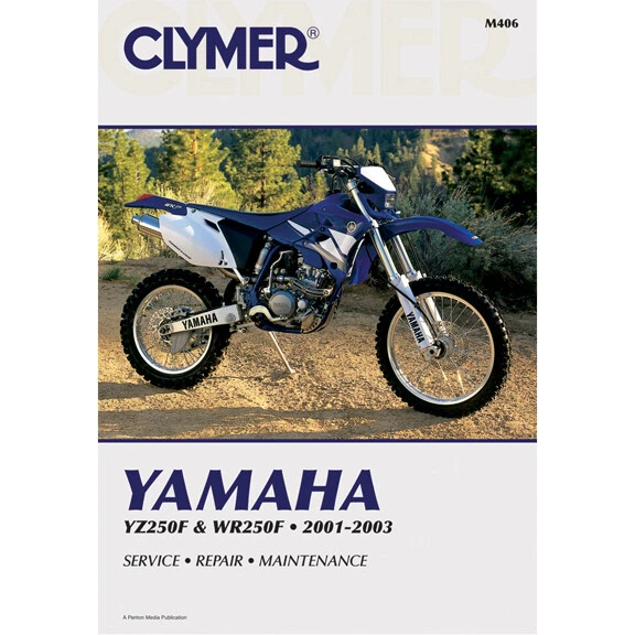 Clymer M406 Service Shop Repair Manual Yamaha YZ/WR250F 2001-2003