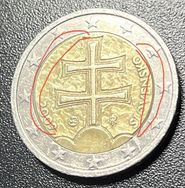 2 EURO MÜNZEN fehlprägung Slovensko 2009 EUR 450,00 PicClick DE