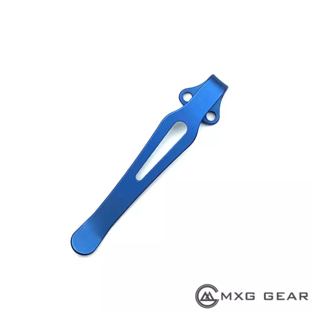 Clip de poche en titane (bleu) fabriqué pour Benchmade 551 553 557 580 583 530 710 940