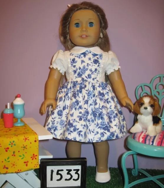  18 inch doll clothes fits American girl Handmade with care *dress only