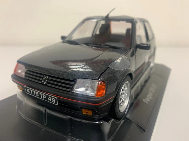 NOREV 1/18 – PEUGEOT 205 GTi 1.6l – Gris Graphite 1988 – Modèle Réduit De Collection