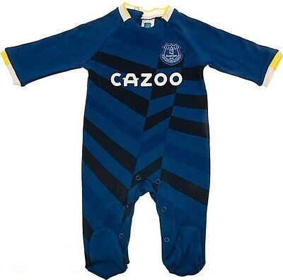 Everton FC Bambino Calcio Passeggino Bambini Tutina Body Play Suit Body Efc