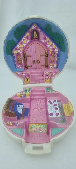 1989 POLLY POCKET Nancy's Wedding Day coquillage rose BLUEBIRD EUR 10