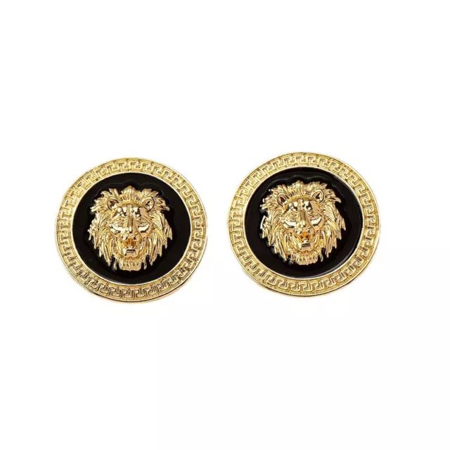 Exaggerated Lion Head Women's Earrings - Stylish Alloy Fashion Jewelry