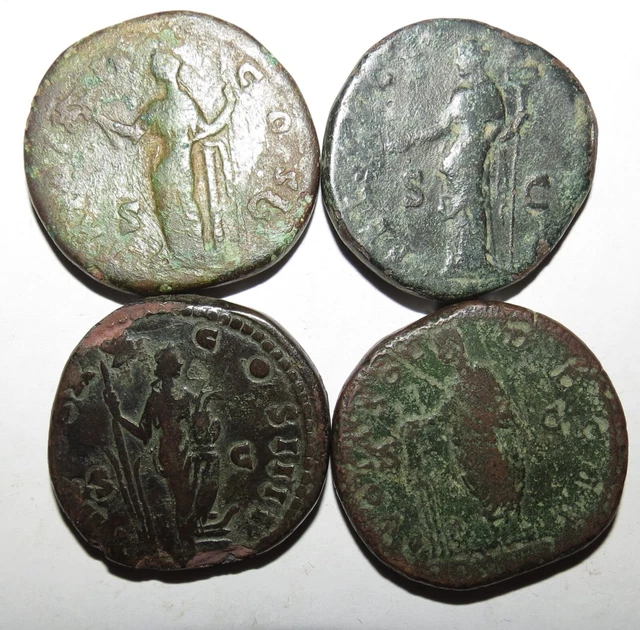 Rare Lot de sesterces sestertius à identifier - to identify