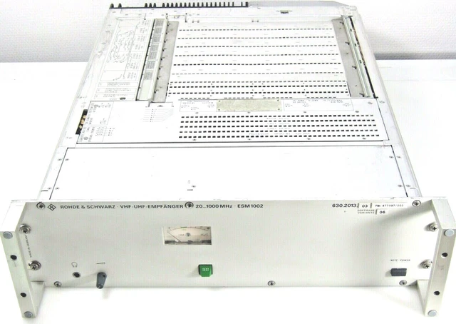 R&S ROHDE & Schwarz ESM 1002 ricevitore VHF/UHF 20...1000 MHz, GB501 ...