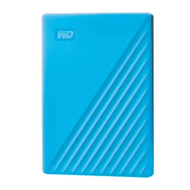 O-Western Digital WD 4TB Blue USB3.2 My Passport Portable External Hard Drive