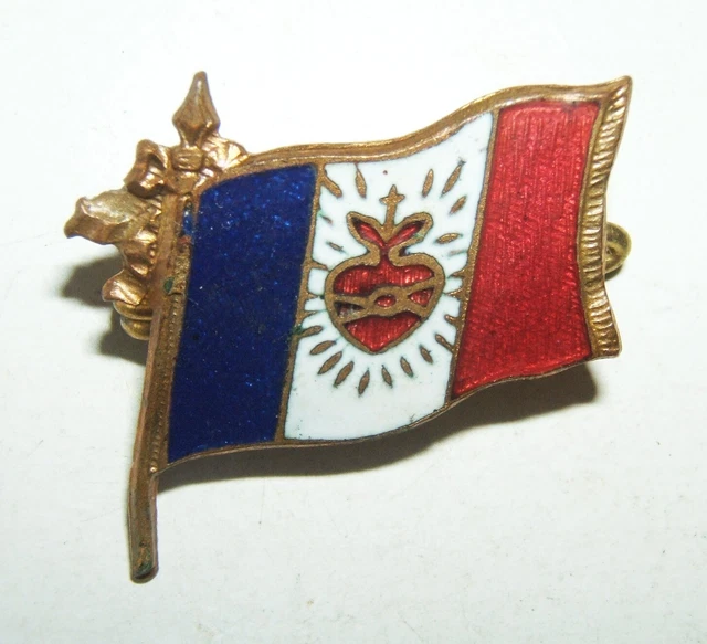 Insigne Badge Tricolore Membre D'Honneur - France 1919-1930 - Décoration Militaire Vintage