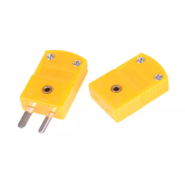 1 set Thermocouple Mini Socket Panel Mount Alloy Plug ConnectorLD