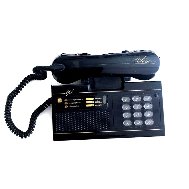 Téléphone Vintage LADY HPF – Années 70 – À Cadran – État Très Correct