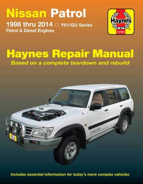 Nissan Patrol Y61/GU 1998-2014 Haynes Workshop Manual