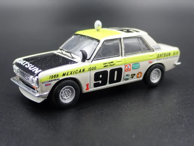 1969 Bre Datsun 510 Sedan 4 Four Door Mexican 1000 1:64 Scale Diecast Model Car