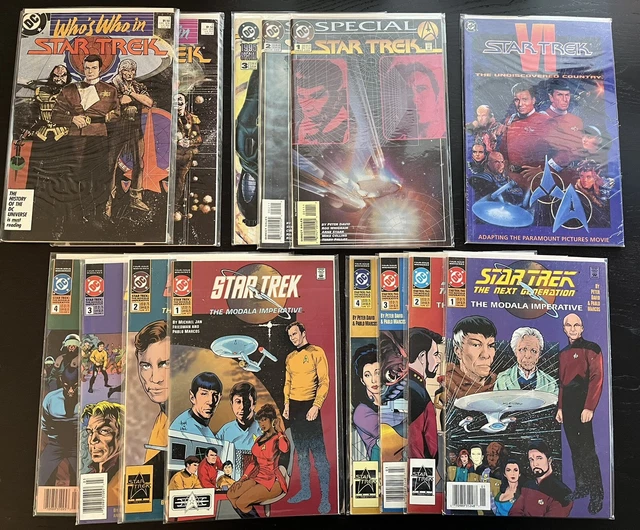 Star Trek Mixed Lot Of DC Comics Modala Initiative Next Gen Special Who’s Who In
