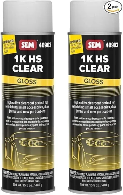 SEM 40903 1K HS Gloss Clear 15.5 fl. oz. (2/Pack)