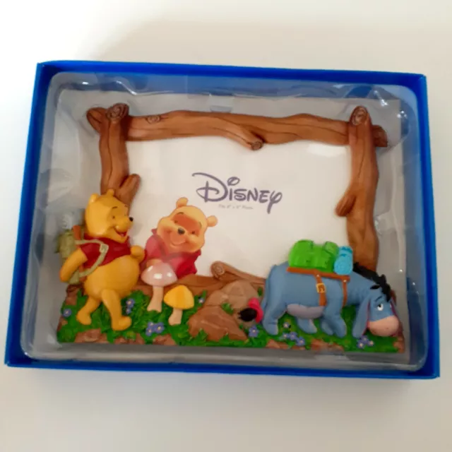 Classic Disney Winnie The Pooh Photo Frame, Pooh & Eyore Camping, Enesco, New