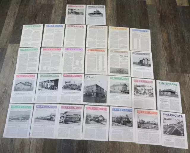 Lot of 28  Soo Line Publications Mileposts 1996+++ Decent SHAPE