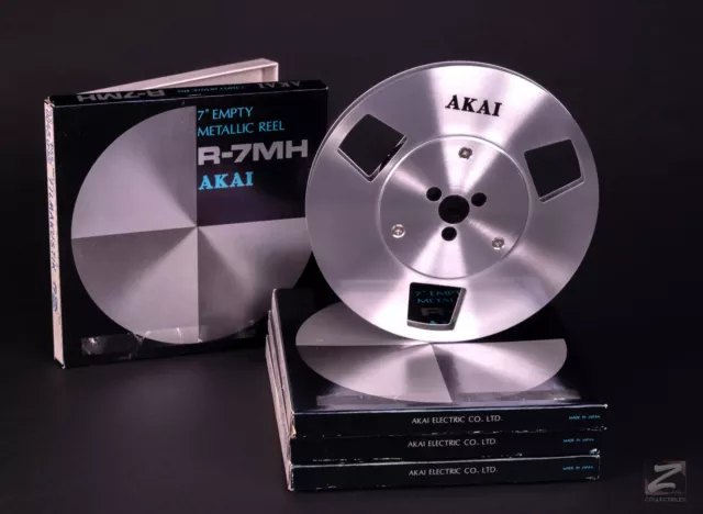 NEAR MINT AKAI R-7MH 7" Metal Takeup Reel to Reel Tape Recorder w/Box GX-747 646