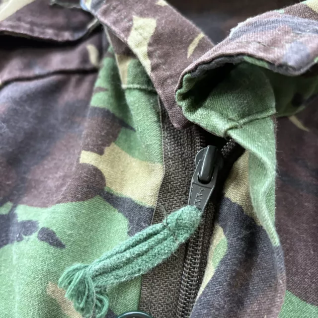BRITISH DPM SMOCK Shirt Full Zip Camouflage Pockets Long Sleeve Womens ...