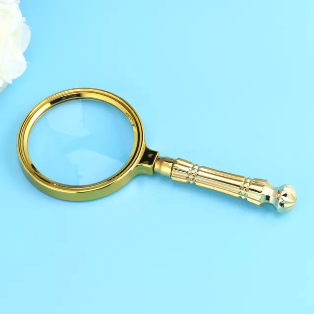 80 Mm Magnifying Glass Retro Magnifier Portable Reading Elder