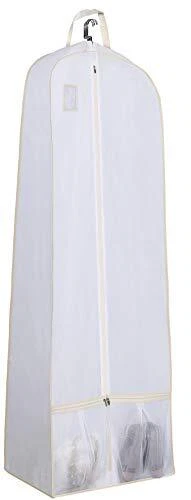 SLEEPING LAMB 72" Bridal Wedding Gown Dress Garment Bag 15" Gusseted Garment ...