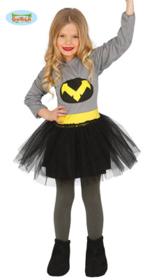 Guirca COSTUME CARNEVALE SUPERHERO VESTITO GUIRCA BAMBINA SUPER EROINA SUPERWOMAN DONNA 