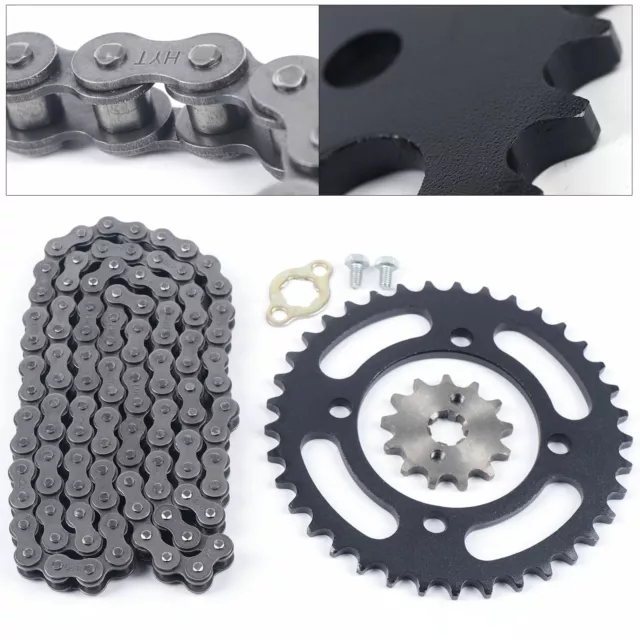 420 Chain and Front Rear Sprocket For ATV Dirt Pit Bike Go Kart SSR 110cc,125cc