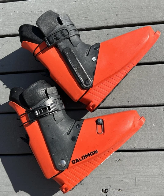 VINTAGE SALOMON SX91 Equipe Mens Downhill Ski Boots Rear Entry