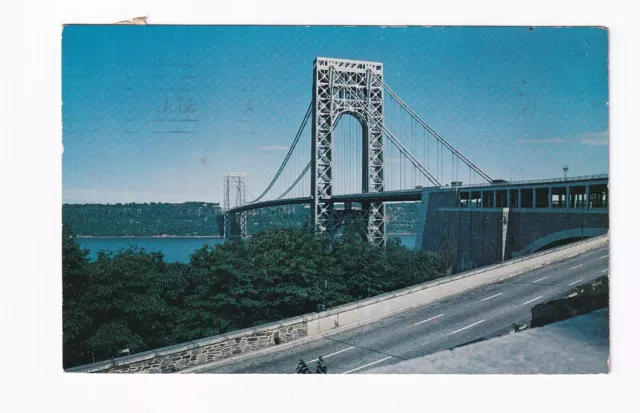 AK Ansichtskarte New York / George-Washington Bridge / USA - 1954