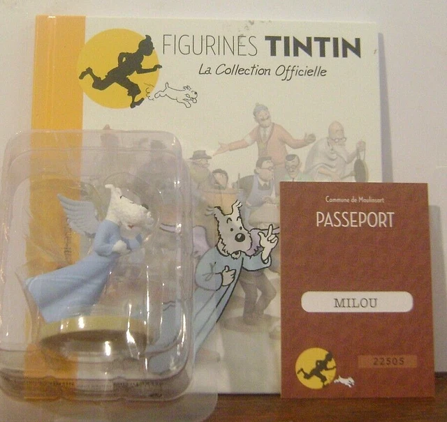 Figurine Tintin Collection Officielle N°40 - Milou Mi-ange, Résine, 2012