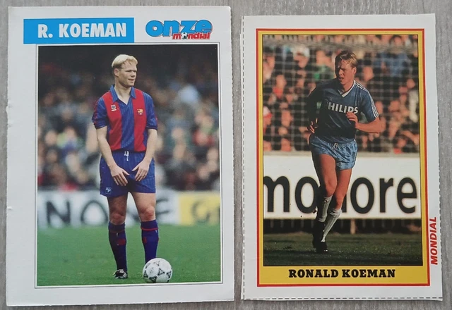 Carte Collection Football ONZE MONDIAL - Ronald Koeman (Barça / Hollande)