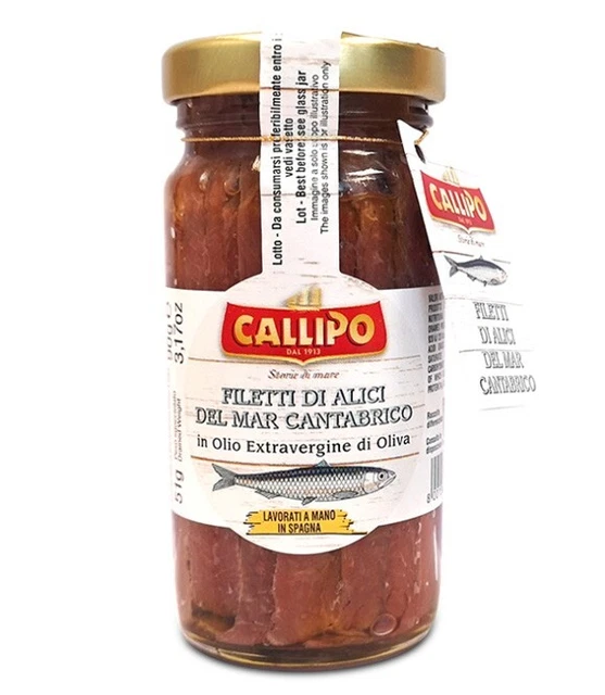 Callipo Filetti Di Alici Del Mar Cantabrico Gr.90