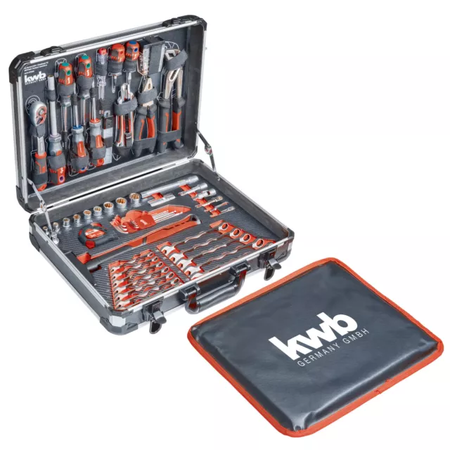 KWB Strumento Valigia Incl. Set Attrezzi, 80 -pezzi, Riempito, Robusto Attrezzi