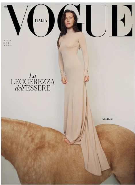 BELLA HADID VOGUE Magazine Italia September 2020 Cover 63 of 100