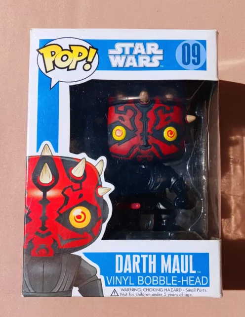 Funko Pop! Star Wars Darth Maul #09 Blue Box Large Font Vaulted