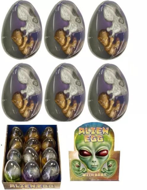 Dos 2 x Bebé Gemelo Huevo Alienígena y Limo Earthpods Fiesta Favor Bolsa Relleno N14 154 3