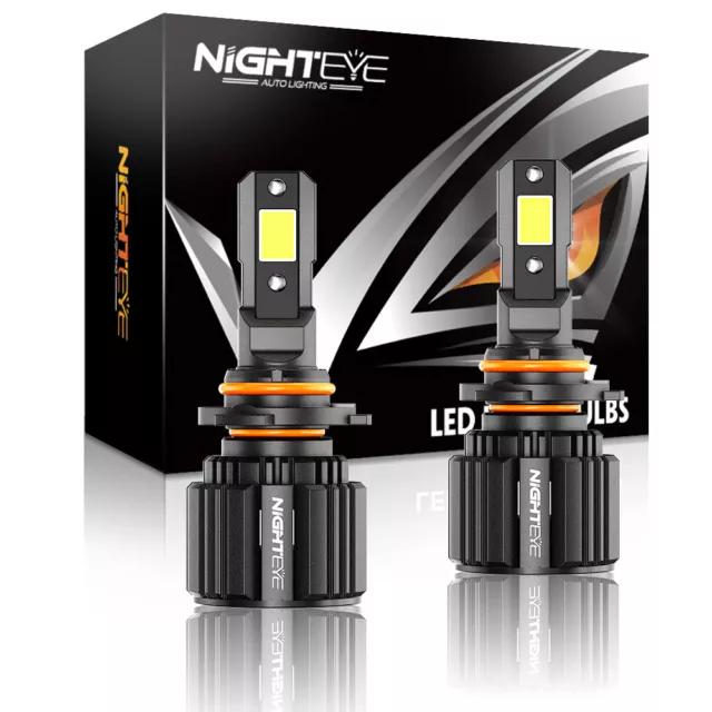 NIGHTEYE 9005 HB3 LED Scheinwerfer Lampen 6500K Lampen Canbus No Error Halogen