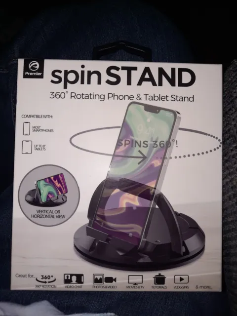 Premier SpinSTAND 360° Universal Rotating Phone & Tablet Stand