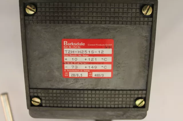 Barksdale T2H-H251S-12 Temperature-Switch mit OVP 3