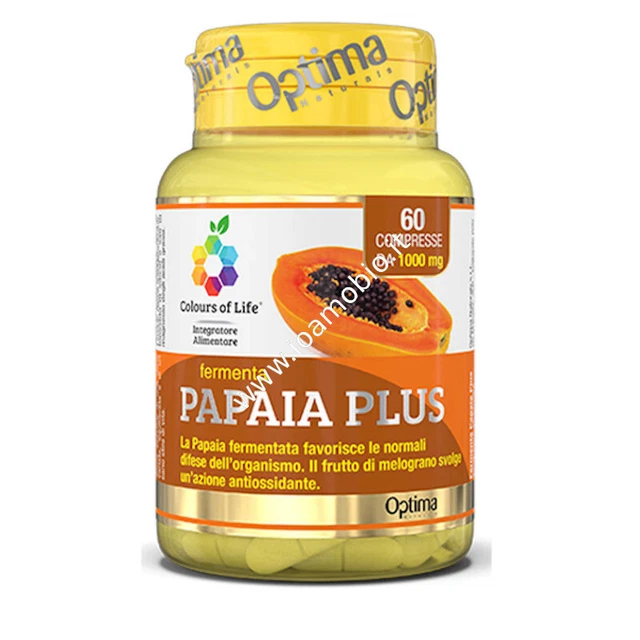 Papaia Plus Optima Colours of Life 60 compresse 1000mg