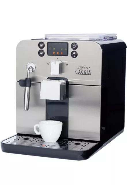 Gaggia Brera Super-Automatic Espresso Machine, Small, Black, 40 fl oz